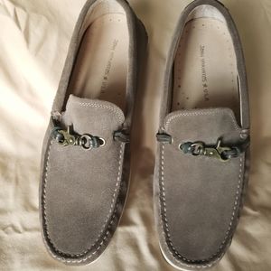 Men Suede Boat Loafer